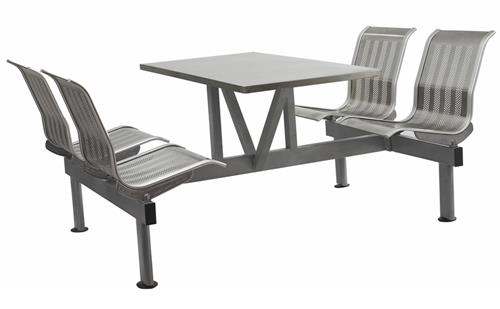 不（bú）鏽（xiù）鋼食堂餐桌（zhuō）椅