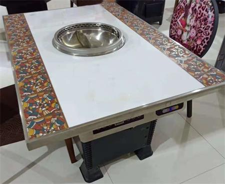 大理石無煙火鍋（guō）桌